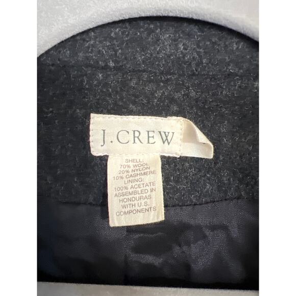 J. Crew size 8 charcoal gray wool blend blazer - Picture 2 of 3